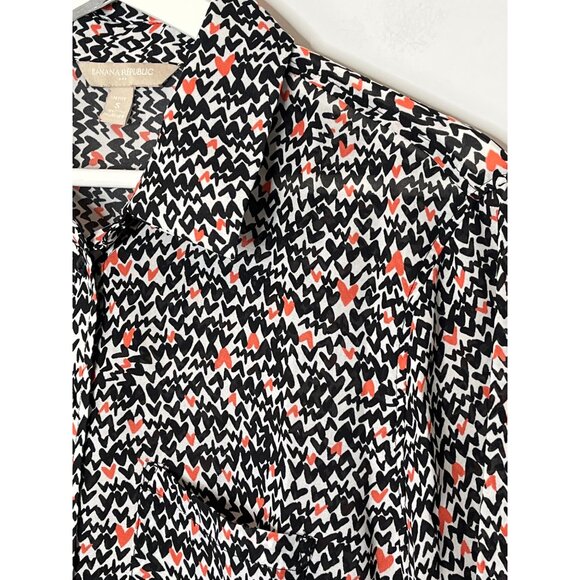 Banana Republic Top Womens Petites SP Small Shirt Button Down Work Casual Blouse - Picture 5 of 12